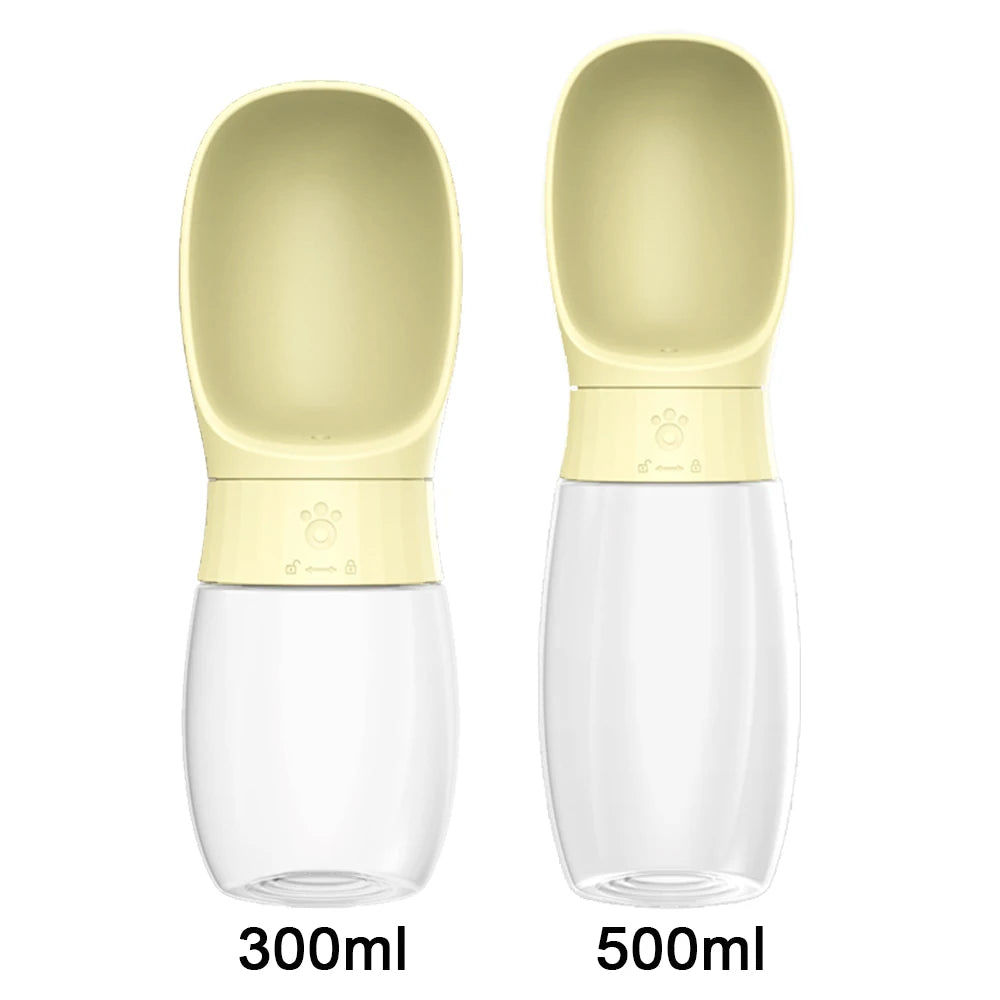 300ml 500ml Big Dog Water Bottle Portable Drinking Bowl For Small Dogs Cat Travel Hiking Puppy Pet Water Dispenser Cup Labrador