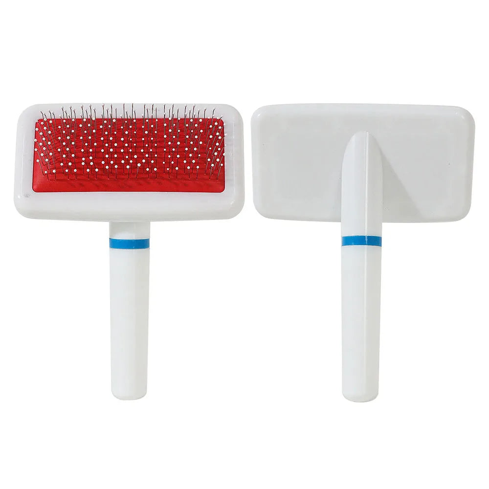 Dog Comb with Handle Classic Pet Air Cushion Comb, Pin Brush for Grooming, Comfortable Grip, Suitable for Dogs of Various Breeds