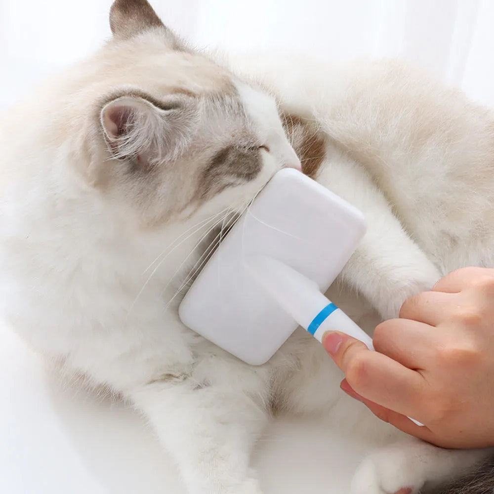 Dog Comb with Handle Classic Pet Air Cushion Comb, Pin Brush for Grooming, Comfortable Grip, Suitable for Dogs of Various Breeds